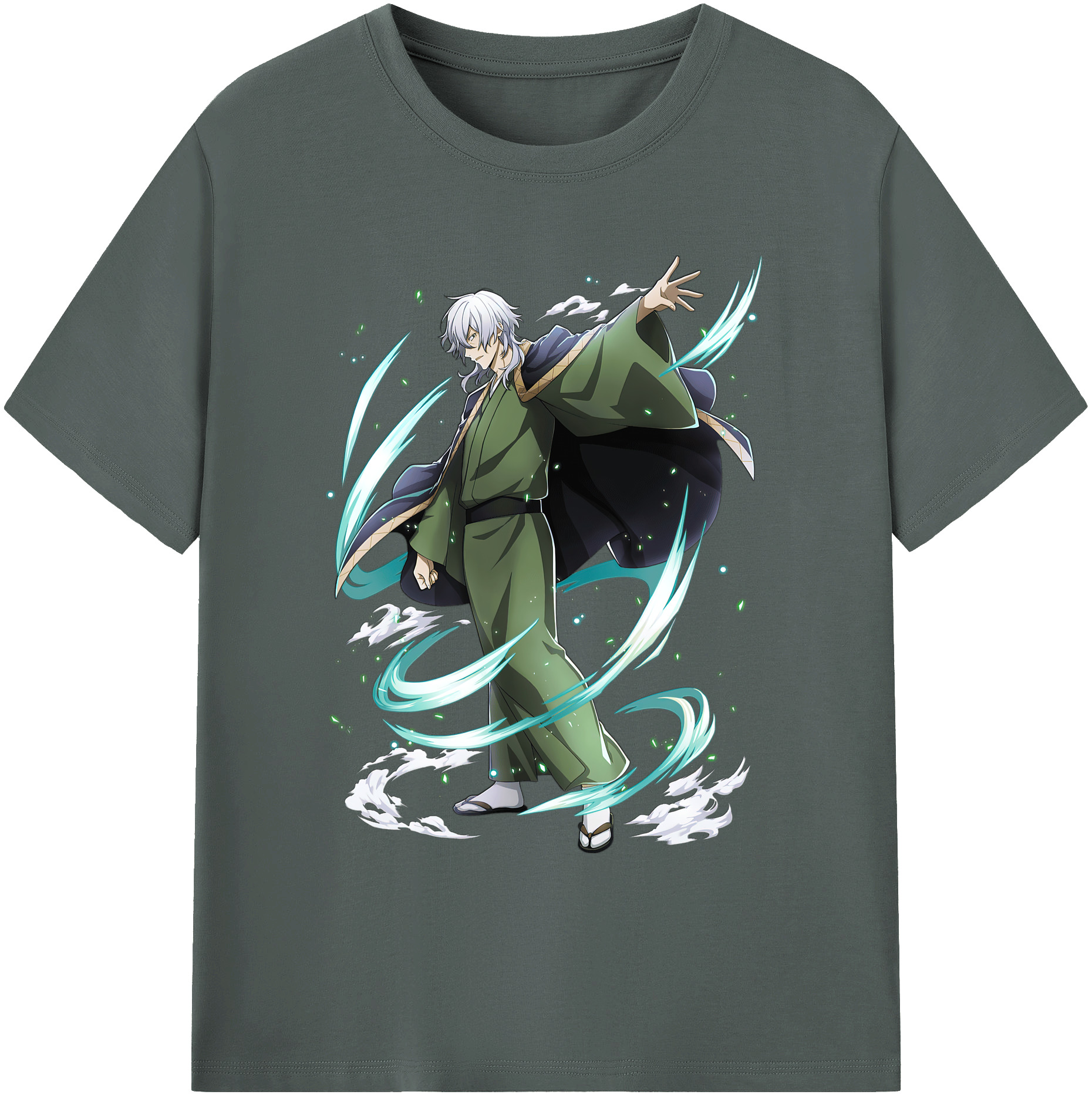 （画像用） 文豪ストレイドッグス Bungo Stray Dogs 綿100％ メンズ半袖Tシャツ｜肌触りやわらか＆通気性